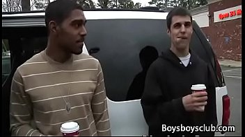 Blacks On Boys - Gay Black Dude Fuck WHite Teen Boy Hard 10