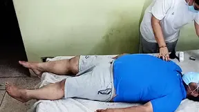 Busty Nurse Helps Patient On Clinic Desk - Deepthroat & Ride
