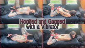 Hogtied and Gagged with a Vibrator