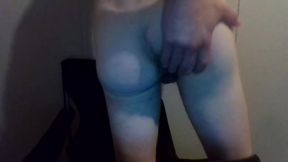 Edging My Girlcock and Stroking Lazily Showing My Bootycheeks