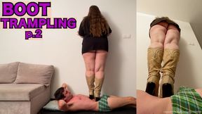 Heeled Boot Trampling on My Slave – Part 2