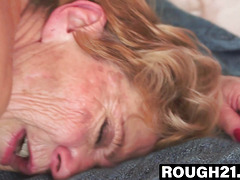 Fat granny Malya pounded by younger enormous stiff dick