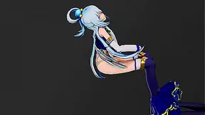Aqua Seduces with Slow, Sensual Dance Striptease Fantasy