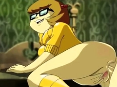 Nerdy hentai teen with a lovely ass gets nailed doggystyle