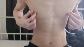 Twink nipples tweaked and milked raw in Japanese solo session