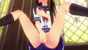 Cute Takagi-San Masturbates & Squirts For You In Custom Maid Outfit