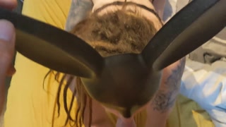 Model Dreadmouse gives Blowjob