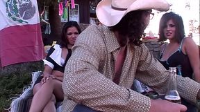 I mean really, what guy would say no to having hottie Haley suck his cock then take it in...