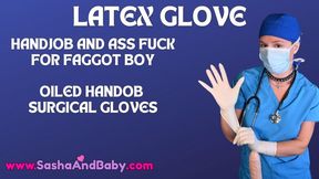 Medical Doctor Latex Glove Handjob and Assfuck for Make me Gay Boy - Stretch his virgin asshole out while he screams