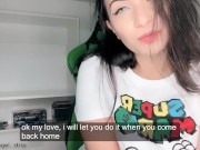 Flagra namorada gamer brincando webcam caught on tape girlfriend webcam