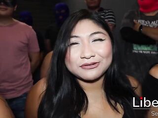 MEGA ORGY WITH SEXY BEAUTIES, THEY GET A LOT OF COCK AND CUM