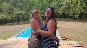 Maureen and Me Fucked Hard by Two Sports Fans on My Terrace: Big Intense Fuck