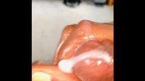 BBW moans and cumshot shorts