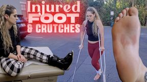 Injured Foot & Crutches 4k