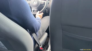 App driver recognizes me and CUMS in my mouth for the ride