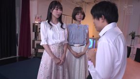 Female Announcer Whispering Lewd Words Harem, Reverse 3some Creampie Program Part 3