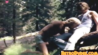 RetroDudes.com - Retro cock sucker blows friends and takes dick in his ass