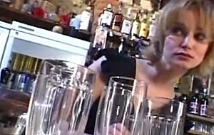 Tina wagner threesome in a bar