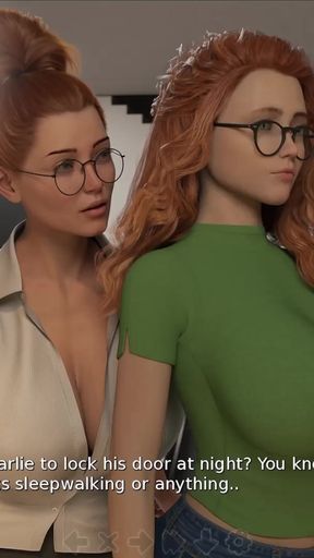 Adored by the Devil #18 - Animated Sex Game - Redhead MILF Outdoor Sex!