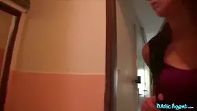 Fake College Inspector Gets Busty Redhead To Pay With Blowjob - Reality