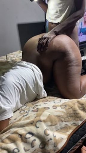 Step mom ass smashed and ask him not to sperm inside