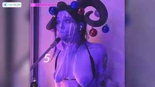 DEVIL FILLED WITH CUM PASSIONATELY GIVES BLOWJOBS