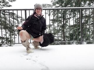 Attempting To Write My Name In The Snow With My Void urine