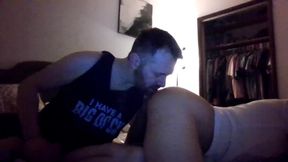 EATTING DINNER AT HOME