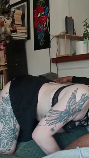 Trans Slut Seduces Roommates Friend Then Deepthroats His BBC   Clip 1