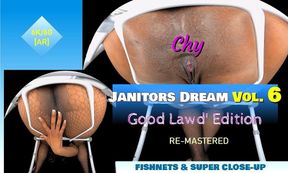 Janitor's Fantasy Vol. 6 - Thick BBW Fishnets & Gaping Up-Close Asshole [REMASTERED] [Passthrough]