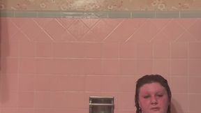 soapy solo play in bath tub