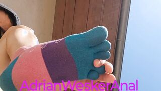 AdrianWeskerAnal, ToeSocks, GlassPlug, feetfetish