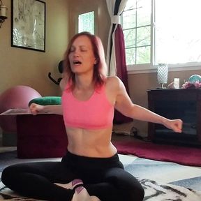 Release your tight shoulders Aurora Willows does yoga for shoulders