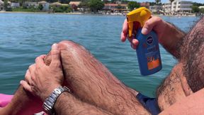 Public Exposure Risk Earl Smile Flashing My Cock On A Sea Pedal Boat