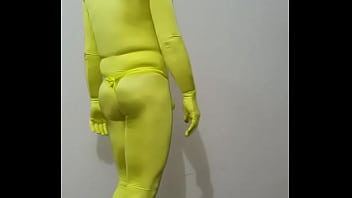 Zentai penis man