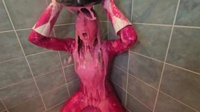 Pink Power Ranger's Messy Gunging