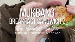 Mukbang Breakfast Sandwich 2