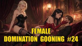 Female Domination Gooning #24: Alpha Mistress Latex Throne Dominion