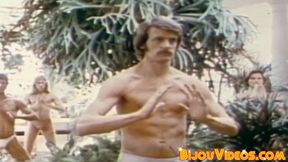 Vintage gay session with handsome males full of passion