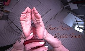 Feet Care & Dildo Fuck