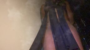 Homemade Amateur slim thick African Ebony Teen Teasing Fat wet Pussy POV Dance