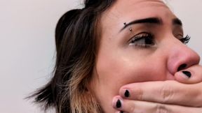 WITH HAND OVER MOUTH, SHE WHIMPERS AND MOANS | Miinxiiee