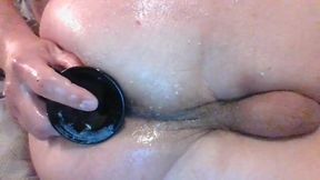 Oiled Sissy Close up Pussy Play Pt 1