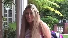 Ciera Sage Takes A Black Cock In Her Back Door