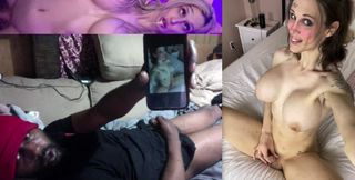Naked Transsexuals With Their Cocks Exposed Makes OG Bust Cum Out Of His Dick