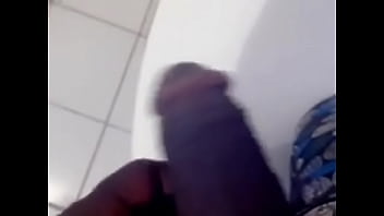 Black solo thick cumshot