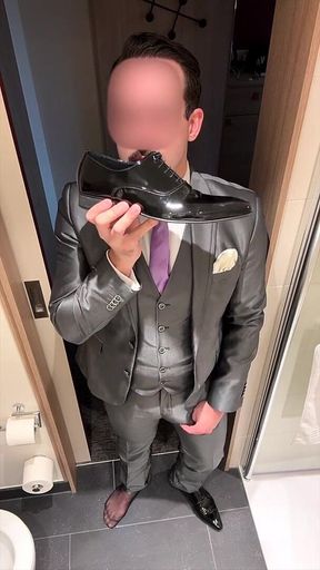 Shiny Suit, Shiny Shoes, Shiny Cock