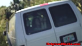 Disciplined teenie swallows maledoms cum
