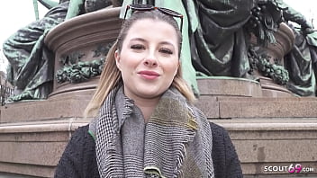 GERMAN SCOUT - German Gamer Girl Mia Minou Pickup for Casting Fuck in Munich