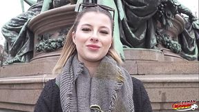 GERMAN SCOUT - German Gamer Girl Mia Minou Pickup for Casting Fuck in Munich